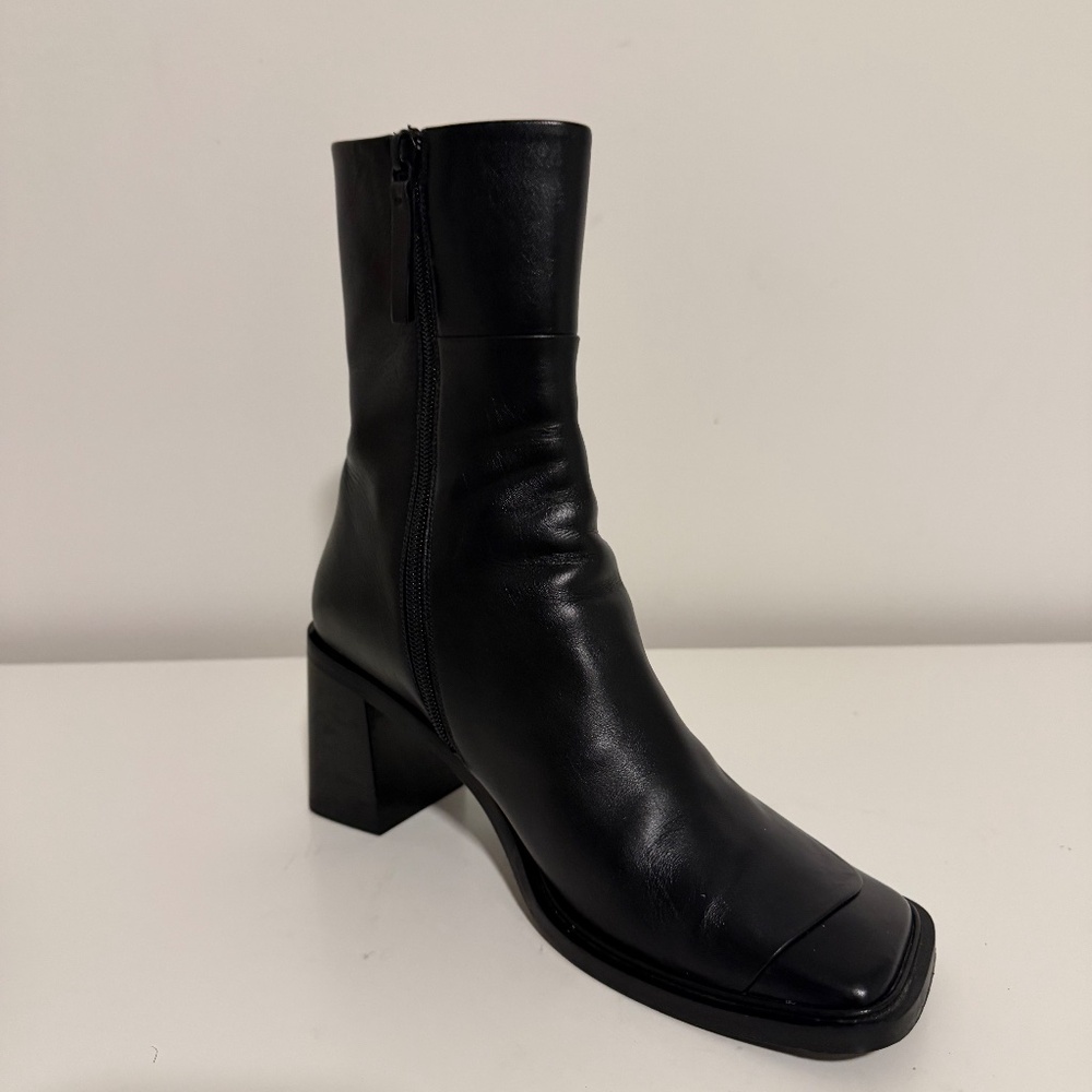 The Row Patch Ankle Boot in Black - image 5